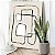 Quadro Decorativo Canvas Composição Abstrata de Formas Retangulares Cinza e Branco Vertical - Imagem 5