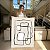 Quadro Decorativo Canvas Composição Abstrata de Formas Retangulares Cinza e Branco Vertical - Imagem 4