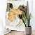 Quadro Decorativo Canvas Composição de Folhas Minimalistas em tons de amarelo e preto Vertical - Imagem 5