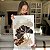 Quadro Decorativo Canvas Composição de Folhas Minimalistas em tons escuros Vertical - Imagem 7