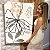 Quadro Decorativo Canvas Flor Minimalista sobre Tons Terrosos Vertical - Imagem 7