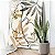 Quadro Decorativo Canvas Folha Minimalista sobre Tons Terrosos Vertical - Imagem 2