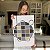 Quadro Decorativo Canvas Arte Abstrata Formas Geométricas Circular Vertical - Imagem 6