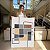 Quadro Decorativo Canvas Arte Abstrata Formas Geométricas Quadradas Vertical - Imagem 3