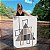 Quadro Decorativo Canvas Arte Abstrata Formas Geométricas Triangulares Vertical - Imagem 1