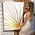 Quadro Decorativo Canvas  Arte Abstrata Folhas Douradas em Tela Branca I Vertical - Imagem 7