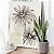 Quadro Decorativo Canvas Floral Girassol Minimalista Vertical - Imagem 5