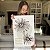 Quadro Decorativo Canvas Floral Girassol Minimalista Vertical - Imagem 6
