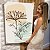 Quadro Decorativo Canvas Floral com Flor Minimalista e pequenas folhas Vertical - Imagem 7