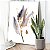 Quadro Decorativo Canvas Composição Abstrata de Folhas em Pinceladas e Traços Dourados Vertical - Imagem 5