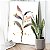 Quadro Decorativo Canvas Composição Abstrata de Folhas em Pinceladas e Traços Dourados II Vertical - Imagem 5