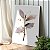 Quadro Decorativo Canvas Composição Abstrata de Folhas em Pinceladas e Traços Dourados III Vertical - Imagem 3