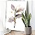 Quadro Decorativo Canvas Composição Abstrata de Folhas em Pinceladas e Traços Dourados III Vertical - Imagem 5
