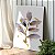 Quadro Decorativo Canvas Composição Abstrata de Folhas em Pinceladas e Traços Dourados IV Vertical - Imagem 2