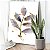 Quadro Decorativo Canvas Composição Abstrata de Folhas em Pinceladas e Traços Dourados IV Vertical - Imagem 5