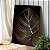 Quadro Decorativo Canvas Folhas Douradas Envelhecidas Fundo Preto III Vertical - Imagem 5