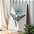 Quadro Decorativo Canvas Floral Flor Copo de Leite Azul Vertical - Imagem 3