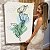 Quadro Decorativo Canvas Floral Composição de Flores Copos de Leite Azul e Verde Vertical - Imagem 7