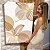 Quadro Decorativo Canvas Flores Abstratas com detalhes Geométricos Vertical - Imagem 6