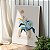 Quadro Decorativo Canvas Vazo com Folhas Abstratas Vertical - Imagem 2