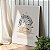 Quadro Decorativo Canvas Composição Abstrata de Pequenas Folhas com Cores ao Fundo Vertical - Imagem 5