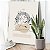 Quadro Decorativo Canvas Composição Abstrata de Pequenas Folhas com Cores ao Fundo Vertical - Imagem 3