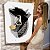 Quadro Decorativo Canvas Composição Abstrata de Pinceladas de Tinta Preta em Fundo Branco Vertical - Imagem 7
