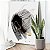 Quadro Decorativo Canvas Composição Abstrata de Pinceladas na Cor Preta e Cinza Vertical - Imagem 5