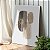 Quadro Decorativo Canvas Composição Abstrata em Cores Cinza e Bege com Traços Dourados Vertical - Imagem 5