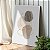 Quadro Decorativo Canvas Composição Abstrata em Cores Cinza, Bege e Nude com Traços Dourados Vertical - Imagem 3