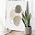 Quadro Decorativo Canvas Composição Abstrata em Cores Cinza, Bege e Nude com Traços Dourados Vertical - Imagem 5