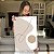 Quadro Decorativo Canvas Composição Abstrata em Cores Claras Vertical - Imagem 6
