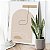 Quadro Decorativo Canvas Composição Abstrata em Tons Nude Vertical - Imagem 5