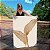 Quadro Decorativo Canvas Folhas em Cor Palha I Vertical - Imagem 1