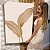 Quadro Decorativo Canvas Folhas em Cor Palha I Vertical - Imagem 6