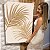 Quadro Decorativo Canvas Folhas em Cor Palha II Vertical - Imagem 7