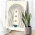 Quadro Decorativo Canvas Composição Abstrata de Linhas em forma de Arco Vertical - Imagem 5