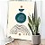 Quadro Decorativo Canvas Composição Abstrata de Linhas em forma de Arco e Circulo Azul Vertical - Imagem 5