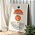 Quadro Decorativo Canvas Composição Abstrata de Linhas em forma de Arco e Formas Geométricas Vertical - Imagem 3