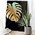 Quadro Decorativo Canvas Costela de Adão Dourada em Fundo Escuro II Vertical - Imagem 3