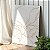 Quadro Decorativo Canvas Floral Traços da Flor em Dourado com Fundo Branco Vertical - Imagem 3