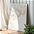 Quadro Decorativo Canvas Floral Traços da Flor em Dourado com Fundo Branco II Vertical - Imagem 3