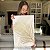 Quadro Decorativo Canvas Folhagens Douradas em Fundo Branco I Vertical - Imagem 6