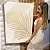 Quadro Decorativo Canvas Folhagens Douradas em Fundo Branco I Vertical - Imagem 7