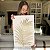 Quadro Decorativo Canvas Folhagens Douradas em Fundo Branco II Vertical - Imagem 7
