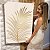 Quadro Decorativo Canvas Folhagens Douradas em Fundo Branco II Vertical - Imagem 6