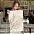 Quadro Decorativo Canvas Folhagens Douradas em Fundo Branco III Vertical - Imagem 6