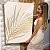 Quadro Decorativo Canvas Folhagens Douradas em Fundo Branco III Vertical - Imagem 7