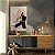 Quadro Decorativo Canvas Beleza Feminina Silhueta de Mulher Ajoelhada Vertical - Imagem 5