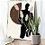 Quadro Decorativo Canvas Beleza Feminina Silhueta de Mulher Sob Folhas de Trigo Vertical - Imagem 5